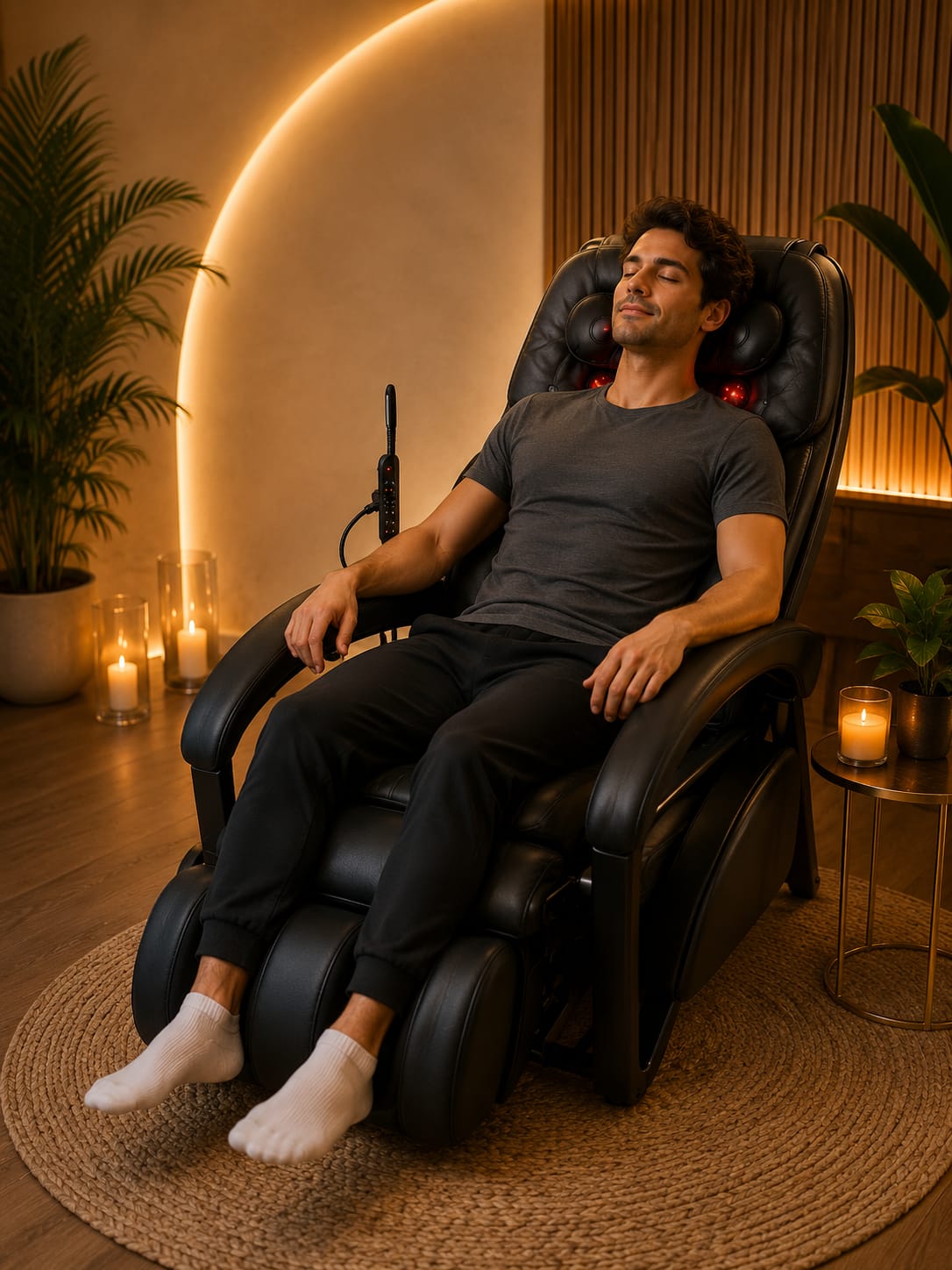 Massage chair therapy at CH BioHealth